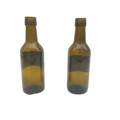 China Wine Wholesale High Quality Round 200ml Glass Wine Bottle for sale