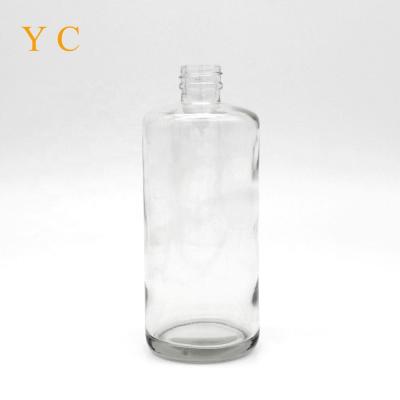 China Hot Sale Originality Bourbon Whiskey Glass Bottle Round 500ml Standard Liquor Glass Bottle For Liquor for sale