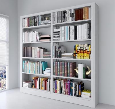 China Commerical Modern Furniture Two Sided Shelf For Bookcase Double Sided Steel Shelves for sale