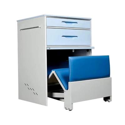 China Foldable Popular Design Hospital Furniture Hospital Bedside Table Hospital Bedside Medical Cabinet for sale