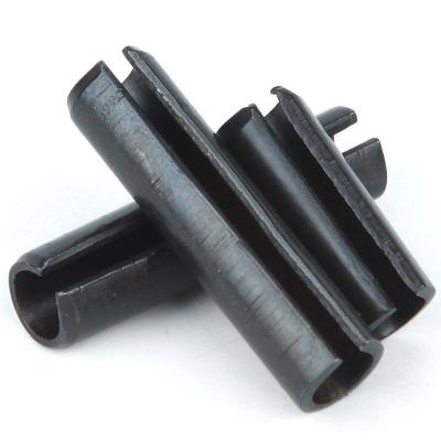 China Black Oxide Spring Type Straight Pins Spring Rods Slotted Spring Type Parallel Pins M5M6M8M10 for sale