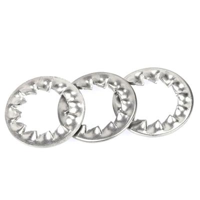 China Stainless Steel 304 Stainless Steel Locking Washer Multi-Tooth Direct Inner Serrated Liner GB861.2 for sale