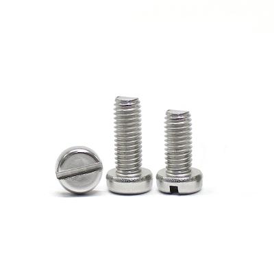 China M5M6 Specifications 304 Stainless Steel Multiple Slotted Pan Head Slotted Bolt Screw GB65 for sale