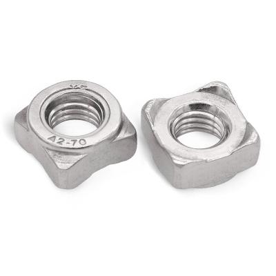 China DIN928 304 General Industry Stainless Steel Nut Welding Quartet for sale