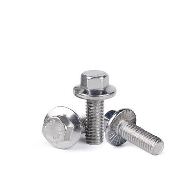 China M10 M12 Stainless Steel Flanged Hex Head Bolts GB5789 for sale