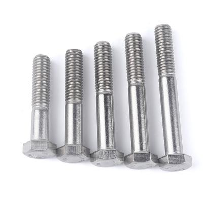 China M14-M16 304 HEX Hexagon Head DIN931 Half Thread Bolt for sale