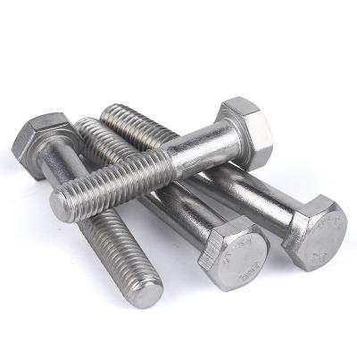 China Hot Sale HEX M10 M12 Half Threaded Hex Bolt DIN931 A2-70 for sale