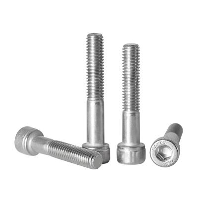 China Allen A2-70 DIN912 High Precision Fastener M3 M4 Hexagon Half Threaded Socket Head Screws for sale