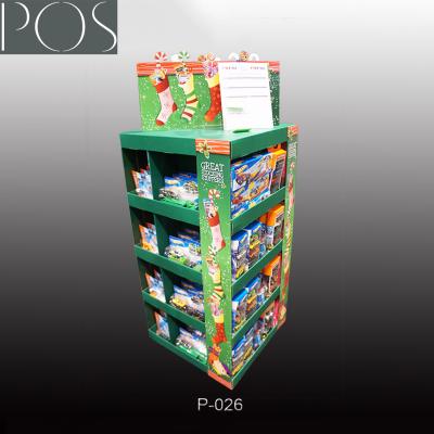 China Custom PDQ stationery Pallet display stand with four sides for sale