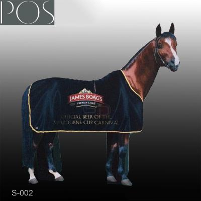 China corrugated cardboard display standee for horse shape for sale