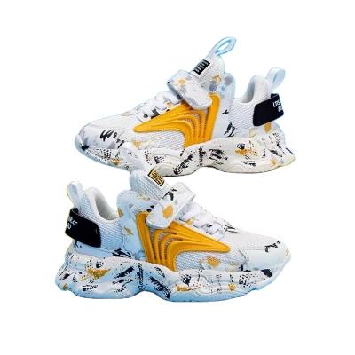 China Light Weight Xidelong summer new single net hollowed-out children's shoes CuHK children lightweight sports running shoes boys soft stock for sale