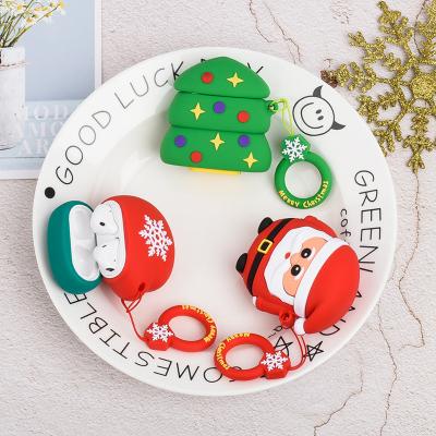 China The product is designed with Christmas elements RTS Christmas Airpods Case Santa Claus and Christmas Deer Protective Case for Airpods 1/2 for sale