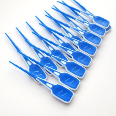 China Clean Tooth Nicks Soft Interdental Brush Wholesale High Quality Silicon Silicone Interdental Brush for sale