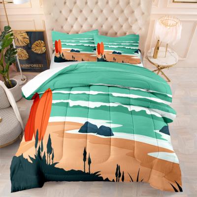 China Aoyatex Sustainable Design Customized New Design Bedding Set 3D Comforter Set New for sale