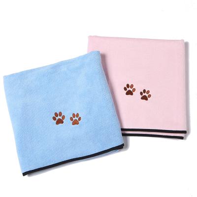 China Small Animals Pets Paw Print Pet Puppy Dog Cat Blanket Sofa Pet Warm Fleece Product Cushion Blanket Soft Warm Towel for sale