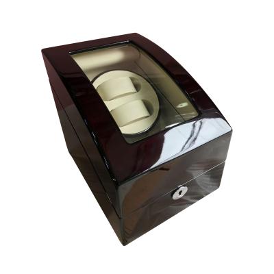 China For Luxury Watch Packing Stand Cabinet Display Wooden Watch Box With Watch Winder Box Watch Winder Maker for sale