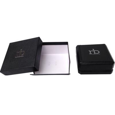 China Custom Printed Leather+Velvet+Paper Luxury Small Storage Packaging Gift Leather Jewelry Box With Logo for sale