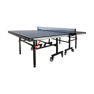 China ITTF indoor double-folding mobile tennis table R505 for sale