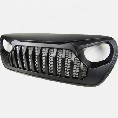 China ABS Front Grill Grille Jeep Wrangler JL 2018+ ABS Grill 4x4 Front Car Face Accessories for sale