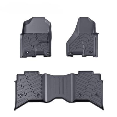 China Full Set Factory 3D Car Trunk Floor Mat Waterproof Customized Easy Cleaned Mat For Dodge Ram 2014-2018 for sale