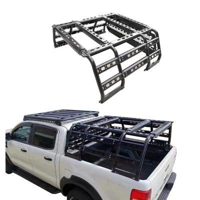 China Easy Install Auto Exterior Accessories Adjustable Roll Bar For Ranger NP300 Hilux Vigo Revo Dmax Tacoma Triton Amarok Dodge Ram Pickups for sale