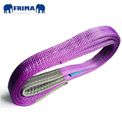 China Lifting 1 Ton Polyester Lifting Webbing Soft Bridle for Crane Lifting for sale