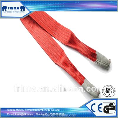 China WLL5 TON Polyester Webbing Flat Sling, Soft Lifting Sling for sale