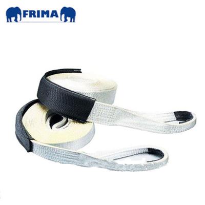 China 100% 9 Ton High Tenacity Polyester Yarn Heavy Duty Recovery Car Tow Strap, Polyester Webbing Lifting Strap for sale