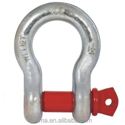 China US Type Carbon Steel Drop Forged Screw Pin Bow Shackle Anchor Shackle G-209, S-209, G-2130, G-2140, G-2160 for sale