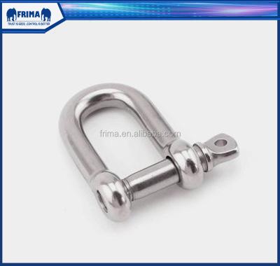 China European Type C15/C45/Stainless Steel Screw D Rigging Shackle for sale