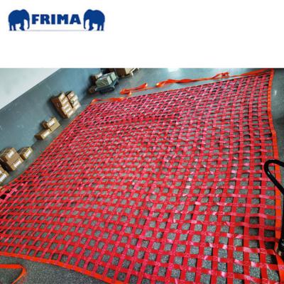 China 3Tons Polyester Webbing Sling Cargo Net Adjustable Lifting/Elevating Cargo Net For Truck For Climbing Cargo Net for sale