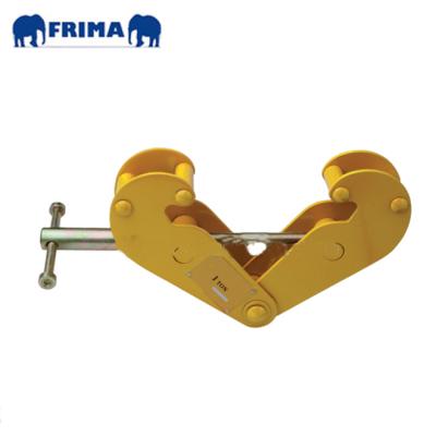 China 1 Ton Universal Steel Lifting Beam Clamp Easy Adjustable H Beam Clamp for sale