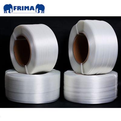 China Polyester Fiber Material 19mm / 870KGS Packing Belt Manual Packing Belt For Production for sale