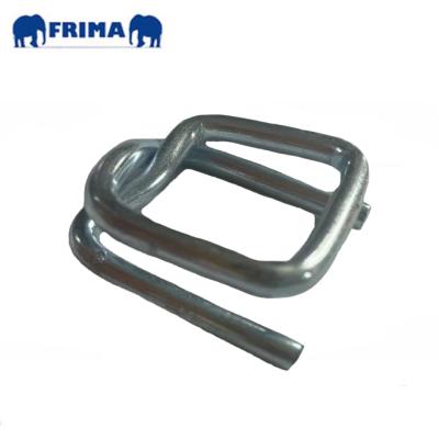 China Manual Packing 19mm Galvanized Packing Strap Wire Buckle Clips For Polyester Fiber Packing Strap for sale