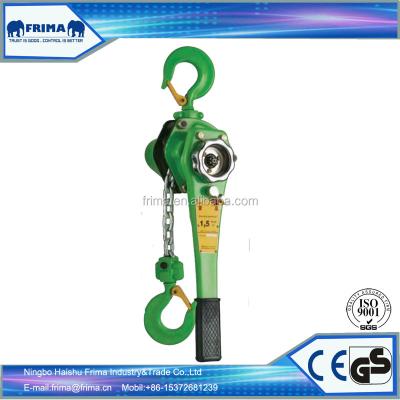 China Construction Crane GREEN LEVER HOISTS 0.75 Lever Cranes for sale