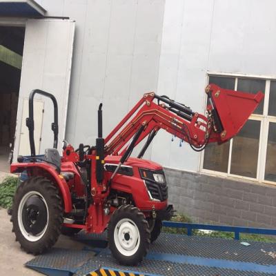 China Farms 24hp to 30hp tractor with loader with canopy for sale