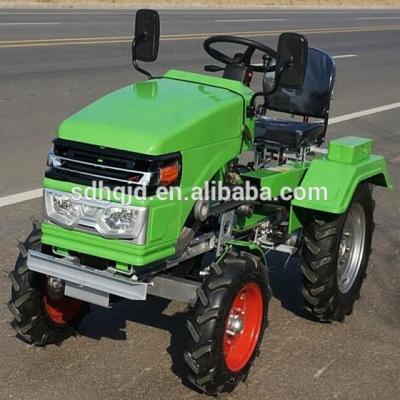 China Shandong hongqi mini farms diesel engine four wheel tractor, SHANDONG tractor cheap price for sale