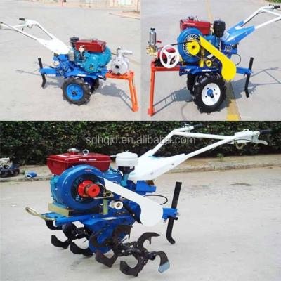 China Farm Machine Mini Cultivator 170F Lush Diesel Tiller Top Agriculture Rotary Tiller for sale