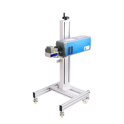 China Visual System Online Data Printing Machine CO2 Laser Marking Machine Laser Marking Flying Laser Conveyor QR Code for Carton and Box for sale