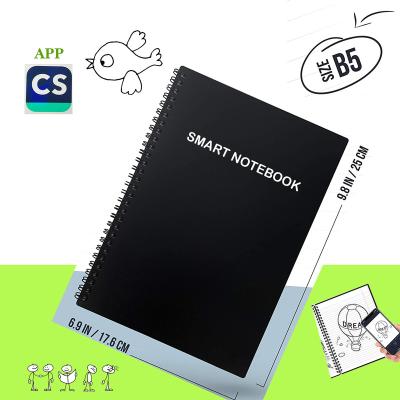 China Ready to ship reusable notebook rocketbook smart wave cloud smart erase notebook for sale