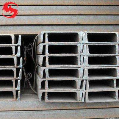 China Hot Rolled Construction S235JR A36 Structural Steel Channel Stock Sizes for sale