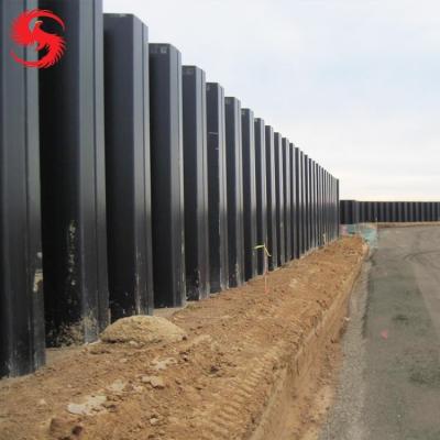 China Constructions Larsen Steel Sheet Pile Hot Rolled Type - 2 Steel Pile For Bridge Pillar Protection Bases In River Cofferdams for sale