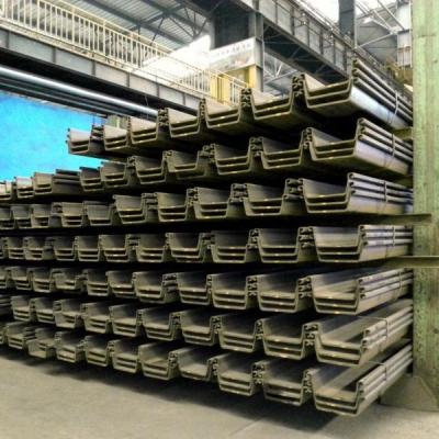 China Constructions SY390 q345 u hot rolled sheet pile, hot rolled steel pile for construction, normal length12m steel sheet pile for sale