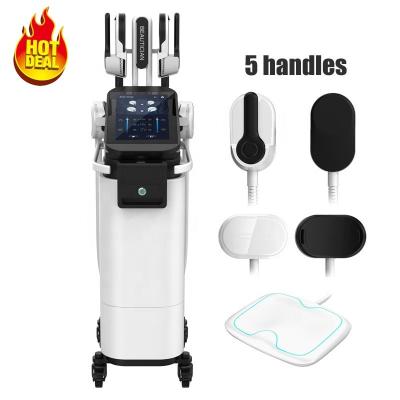 China Weight Loss EMS 4 Handles Neo RF EMS 2021 Muscle Stimulator Sculptor Body Sculpt Slim Machine for sale