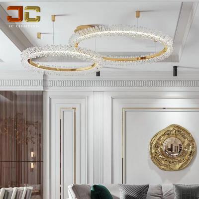 China Modern JC LIGHTING garland contemporary crystal chandelier garland round craft pendant light for bedroom for sale