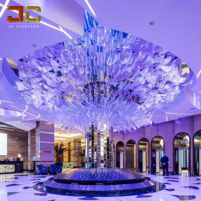 China JC Hotel Residential Large Hotel Mall Lobby Chandelier Custom LIGHTING Lighting For Commercial Building for sale