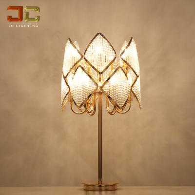 China Modern post modern crystal table lamp champagne color for European designer market for sale