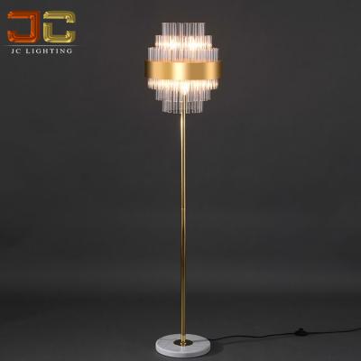 China Modern Home Decoration Modern Floor Lamp Fashion Glass Floor Lamp For Living Room for sale