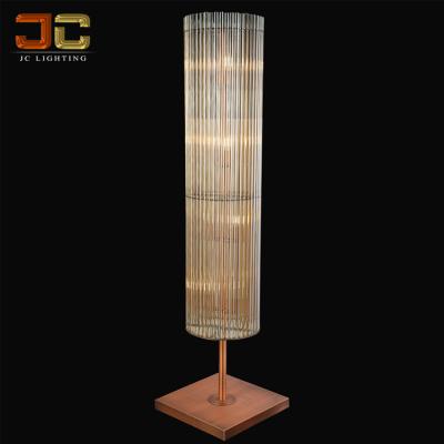 China Mordern Luxury Interior Decoration Modern Antique Crystal Chandelier Stand LED Floor Lamp For Home Hotel for sale