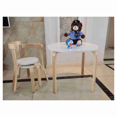 China Hot Cheap Price Bentwood Saling New Products Design Wooden Table And Chair Set For Kids for sale